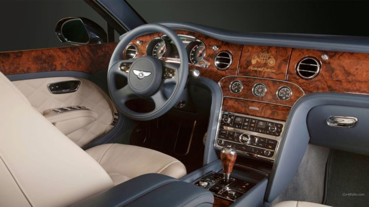 cars, Interior, Bentley, Jubilee, Bentley, Mulsanne, Diamond HD Wallpaper Desktop Background