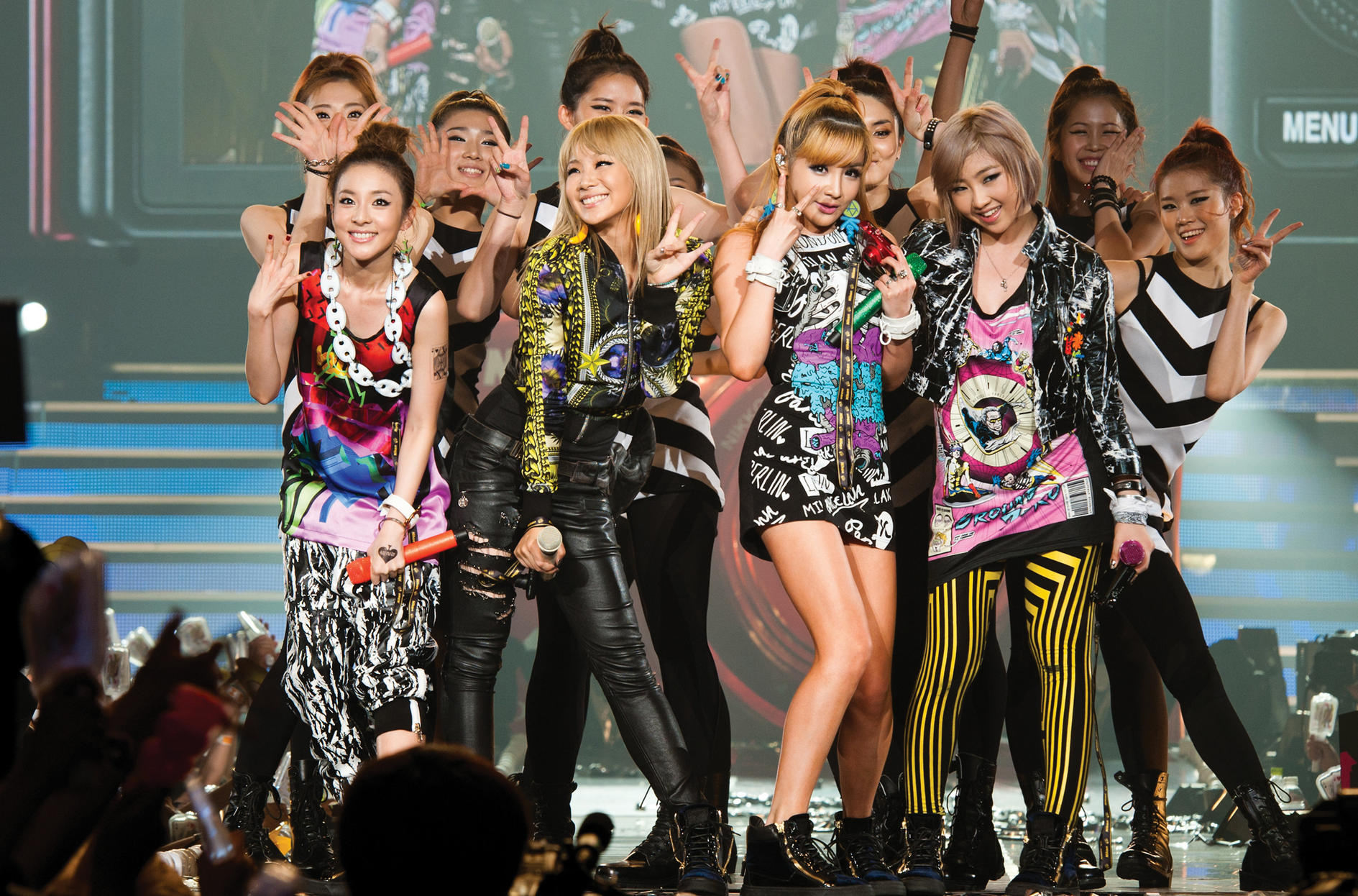 2ne1, K pop, Pop, Dance, Korean, Korea, Concert, Ff Wallpapers HD