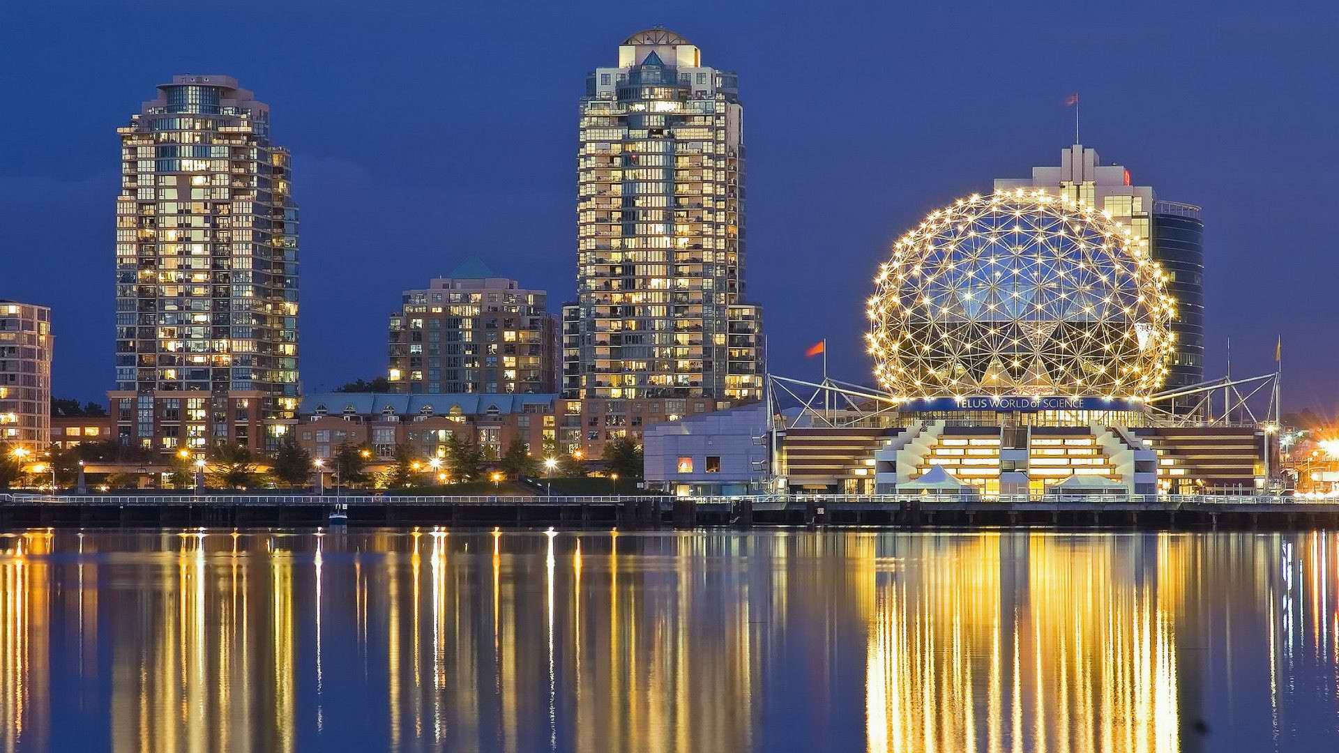 science, Downtown, Vancouver, False, British, Columbia Wallpaper