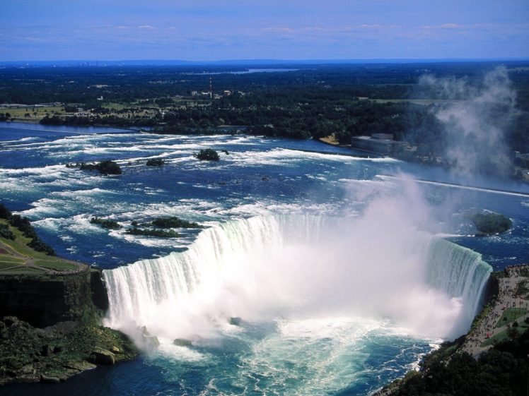 nature, Canada, Niagara, Falls, Aerial, Waterfalls Wallpapers HD / Desktop  and Mobile Backgrounds