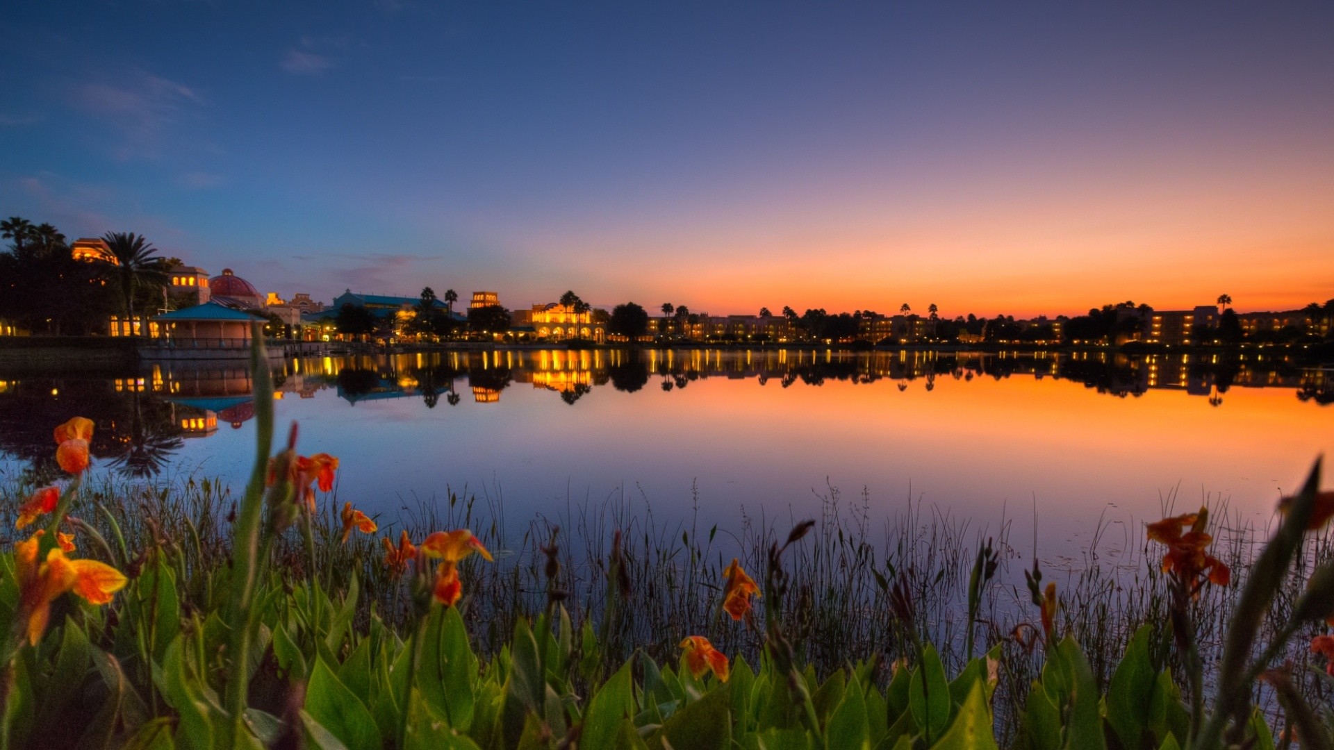 sunset, Nature Wallpaper