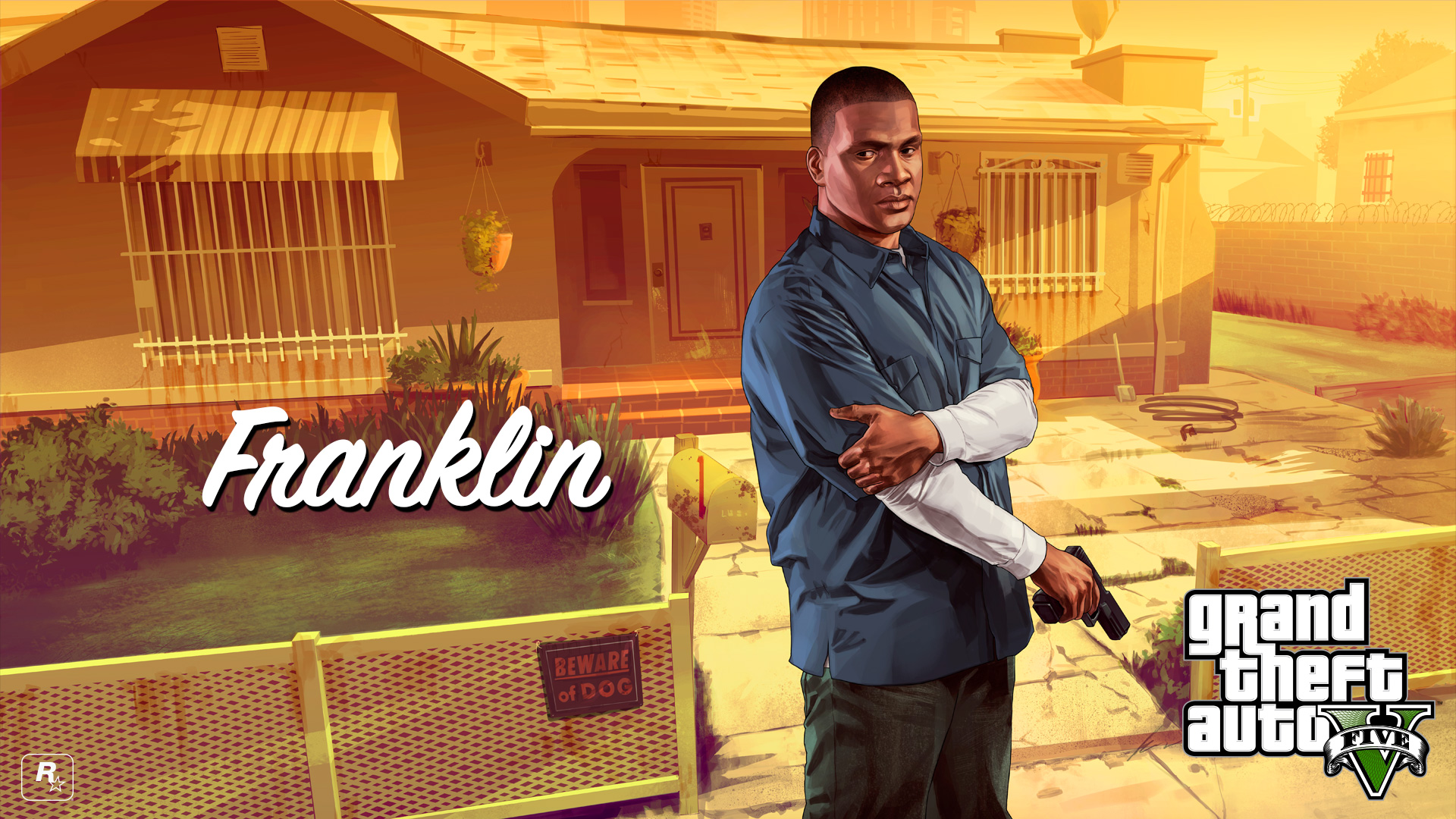 grand, Theft, Auto, V,  , Franklin Wallpaper