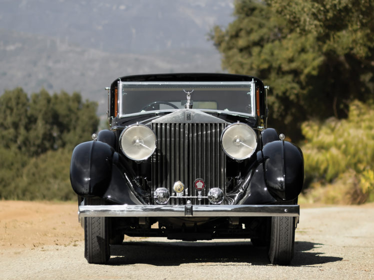1934, Rolls, Royce, Phantom, Ii, Continental, Drophead, Sedanca, Coupe, Mulliner, Luxury, Retro HD Wallpaper Desktop Background