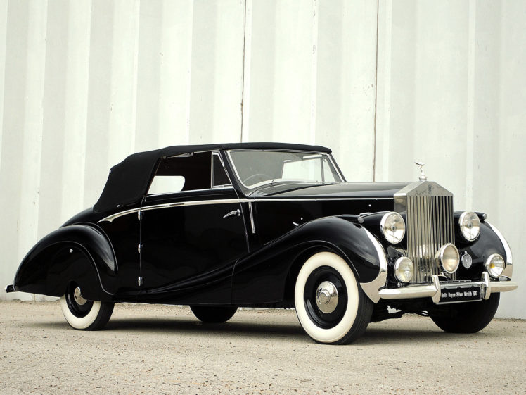 1947, Rolls, Royce, Silver, Wraith, Drophead, Coupe, Franay, Luxury, Retro HD Wallpaper Desktop Background