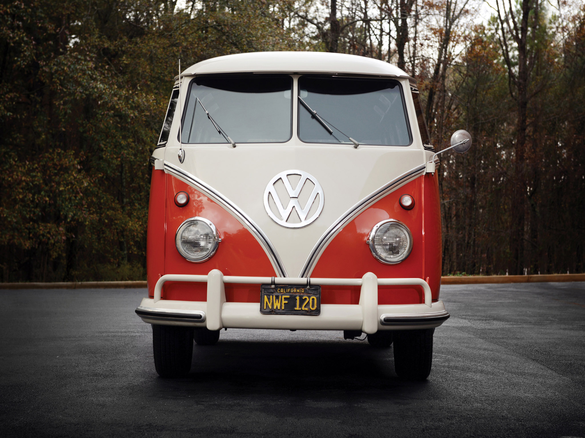 1951, Volkswagen, T 1, Deluxe, Samba, Bus, Retro Wallpaper