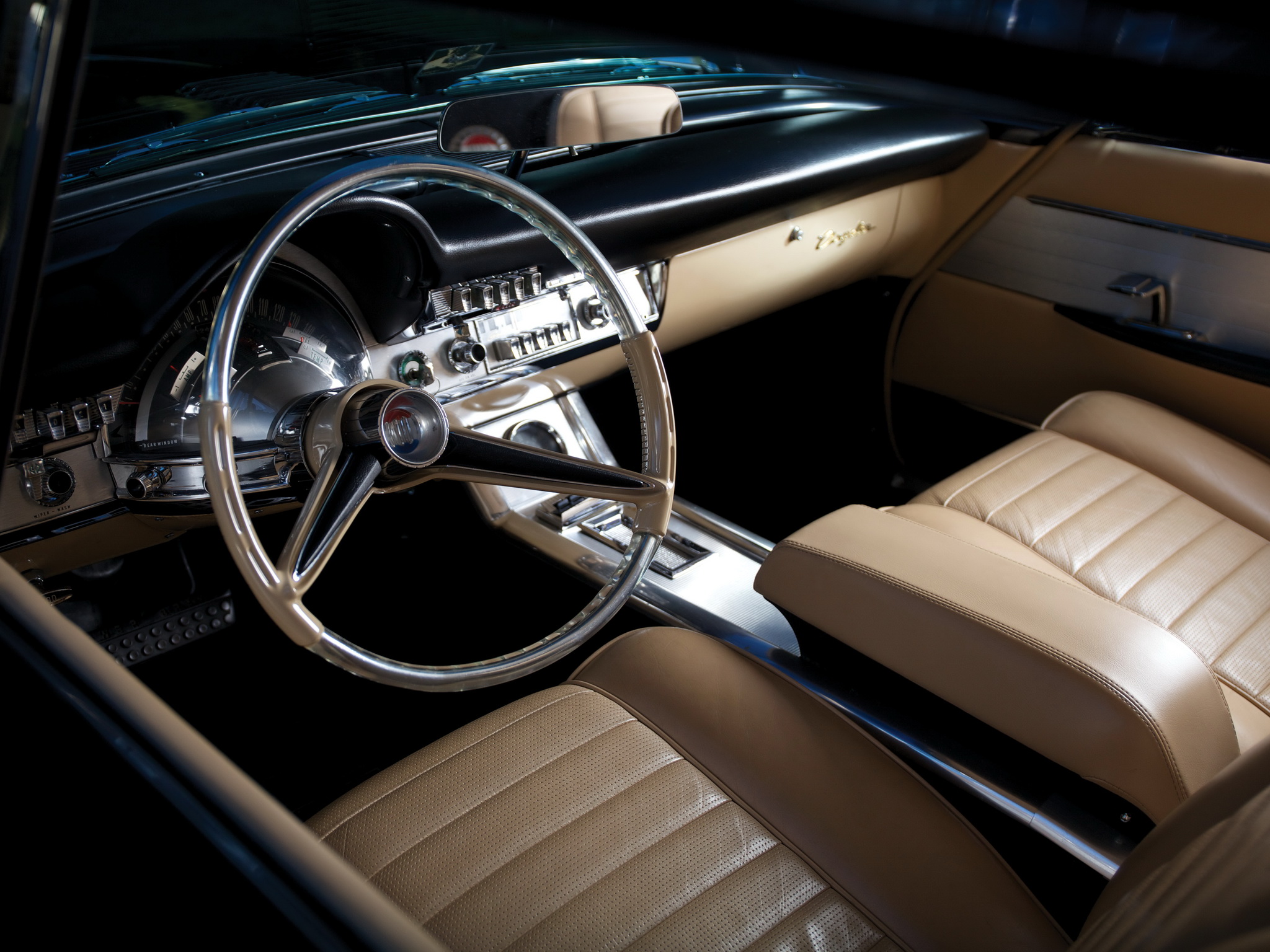 1960, Chrysler, 300f, Hardtop, Coupe, Classic, Interior Wallpaper