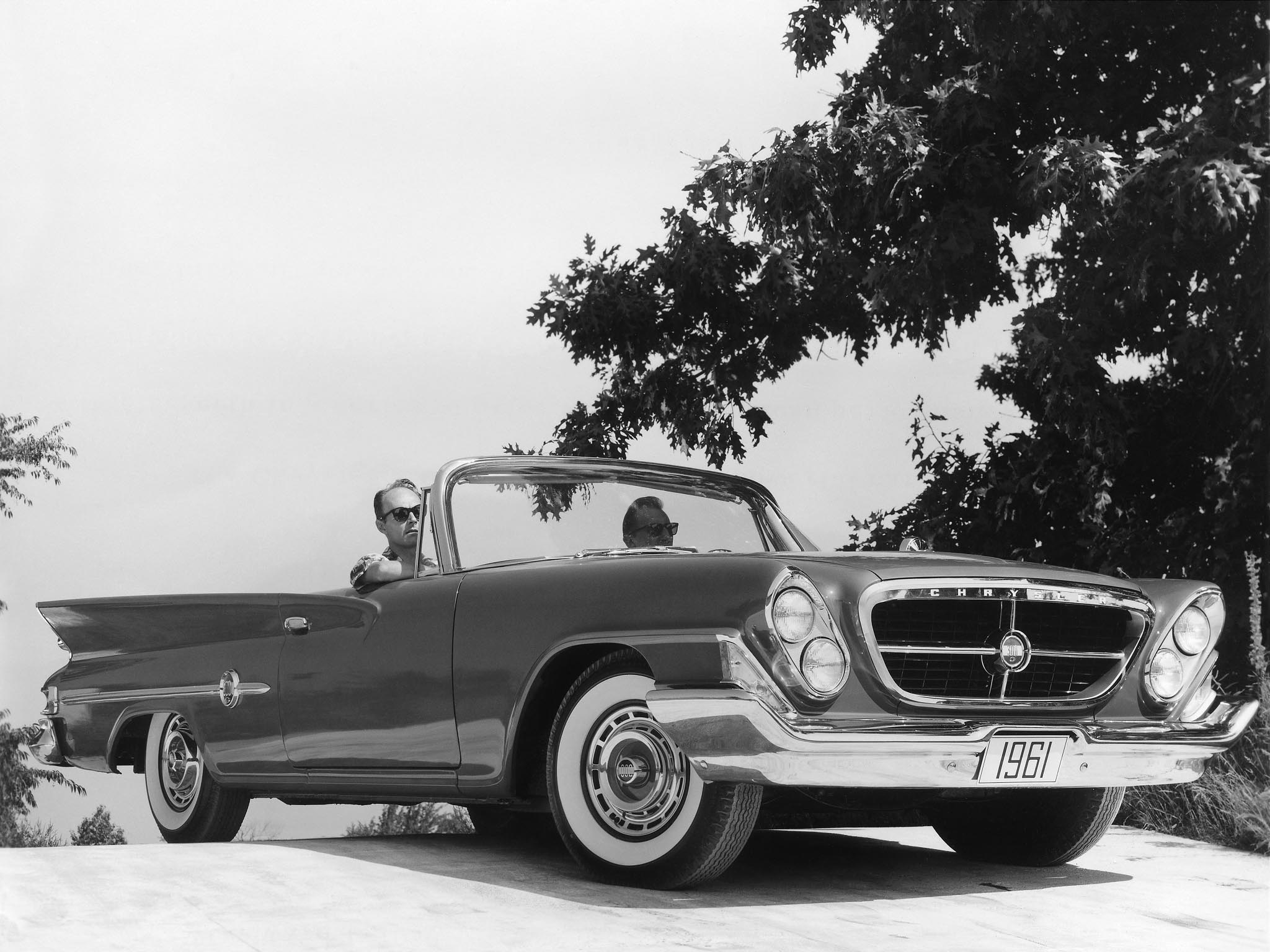1961, Chrysler, 300g, Convertible, Classic Wallpaper