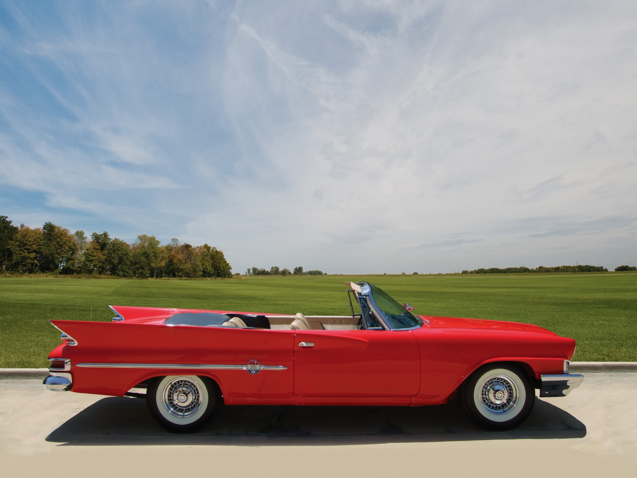 1961, Chrysler, 300g, Convertible, Classic, Gs Wallpaper