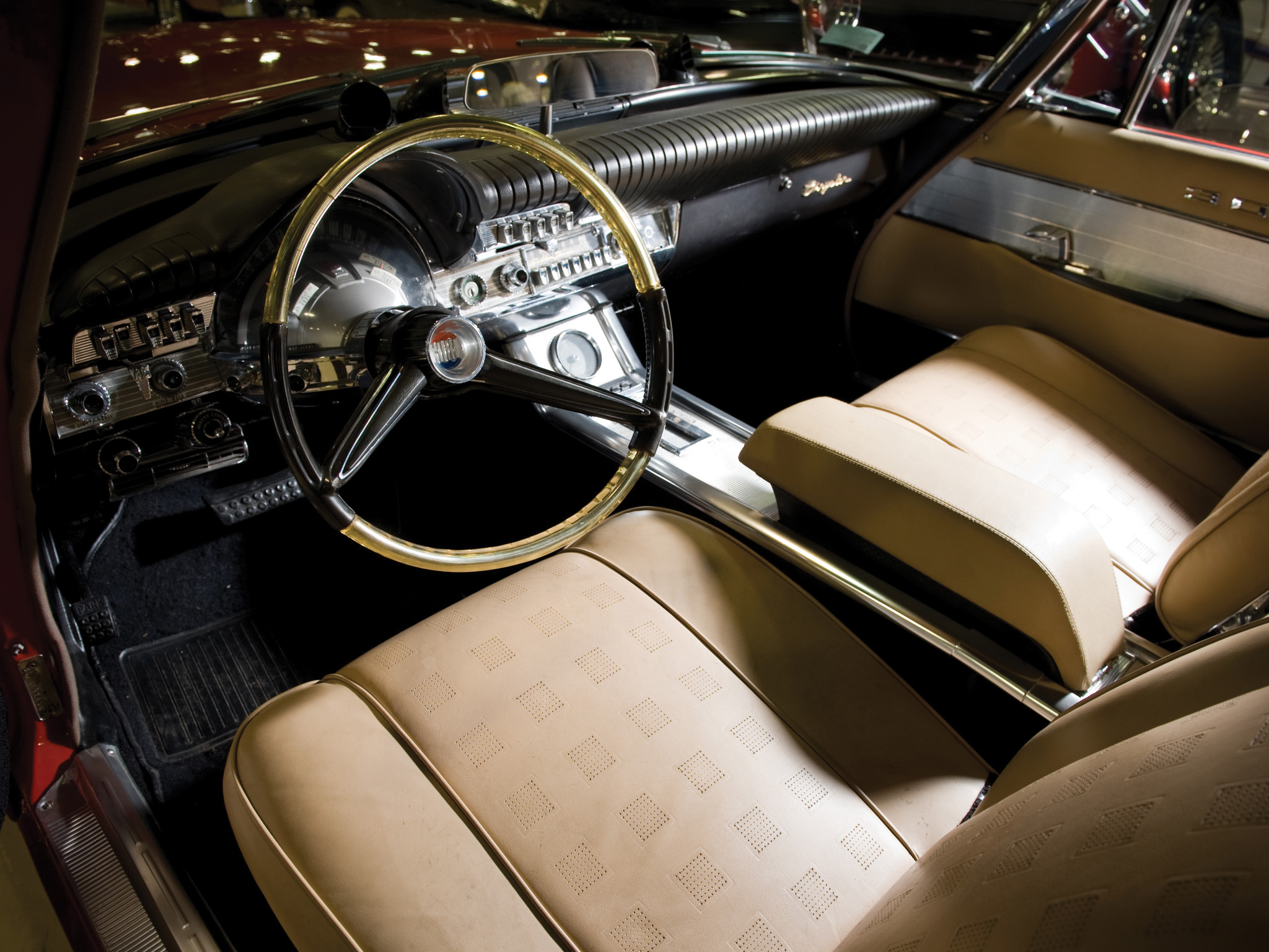 1961, Chrysler, 300g, Convertible, Classic, Interior Wallpaper