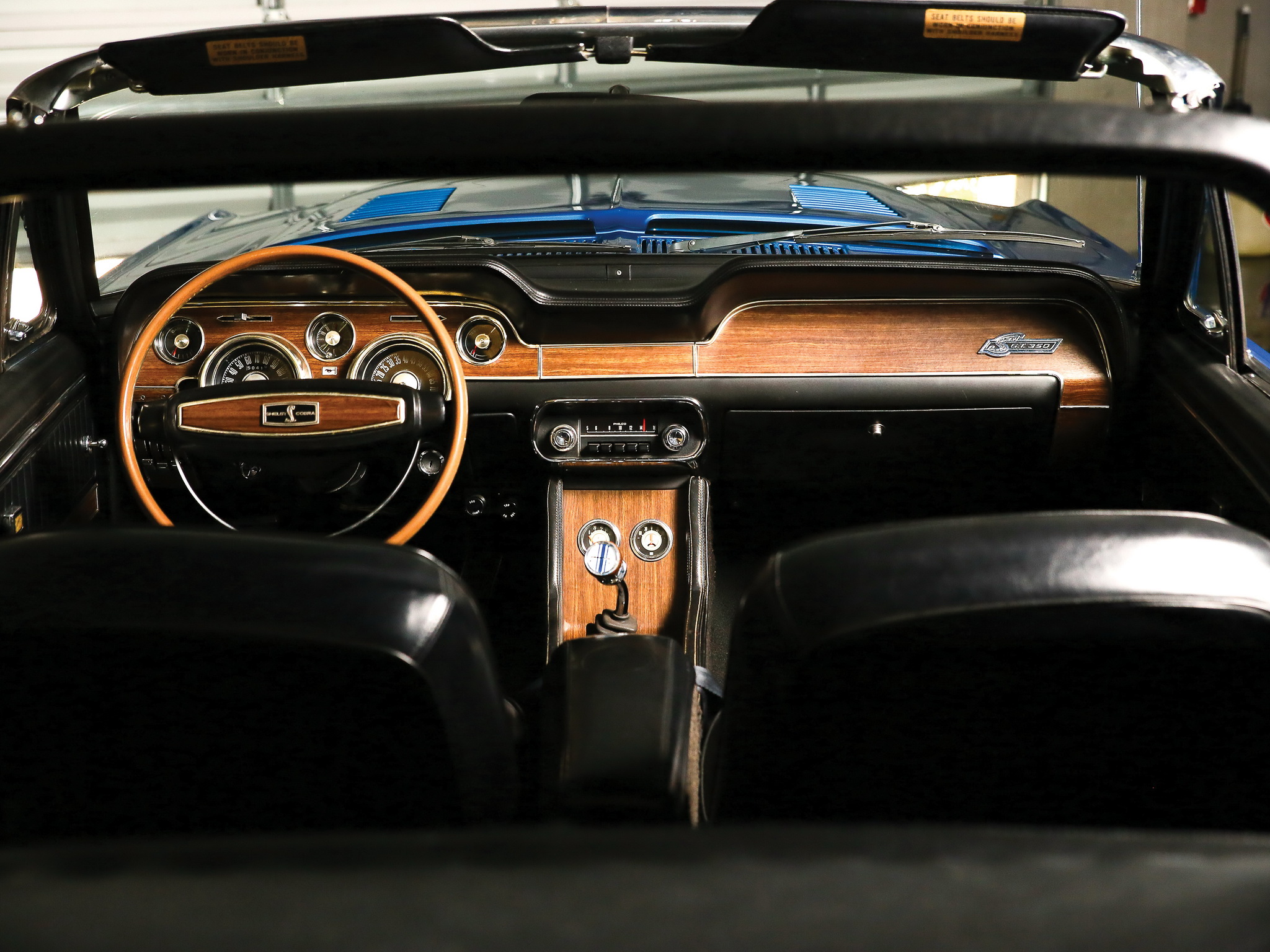 1968, Shelby, Gt350, Convertible, Ford, Mustang, Muscle, Classic, Interior Wallpaper