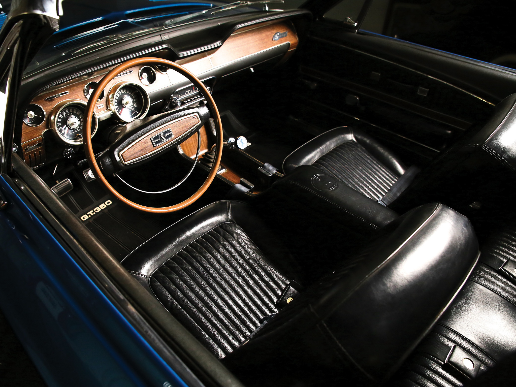 1968, Shelby, Gt350, Convertible, Ford, Mustang, Muscle, Classic, Interior, Fe Wallpaper