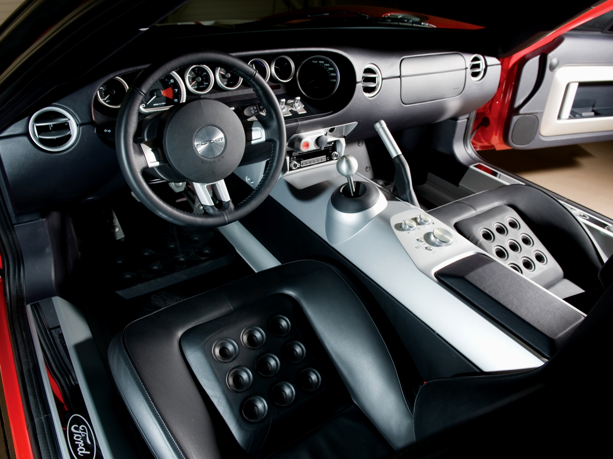 2005, Ford, G t, Supercar, Interior Wallpaper