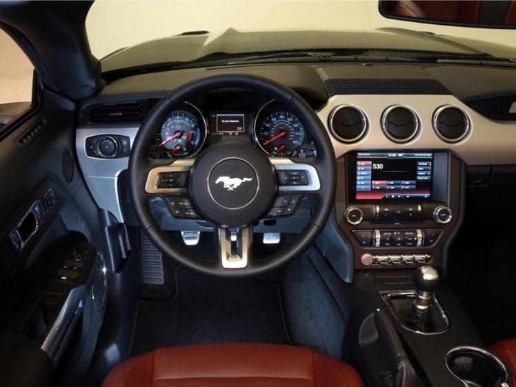 2014, Ford, Mustang, G t, Convertible, Muscle, Interior HD Wallpaper Desktop Background