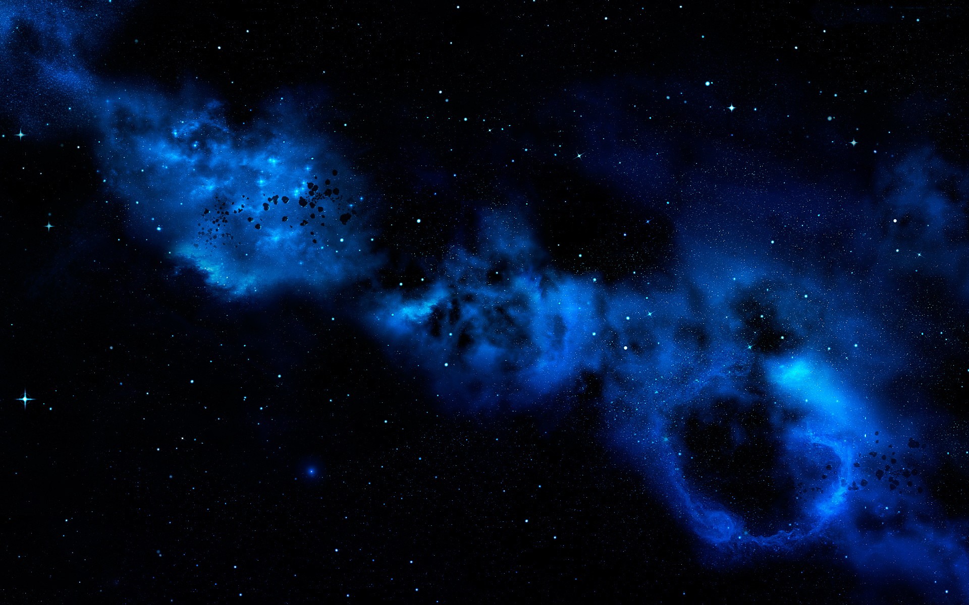 outer, Space, Nebulae, Asteroids Wallpaper