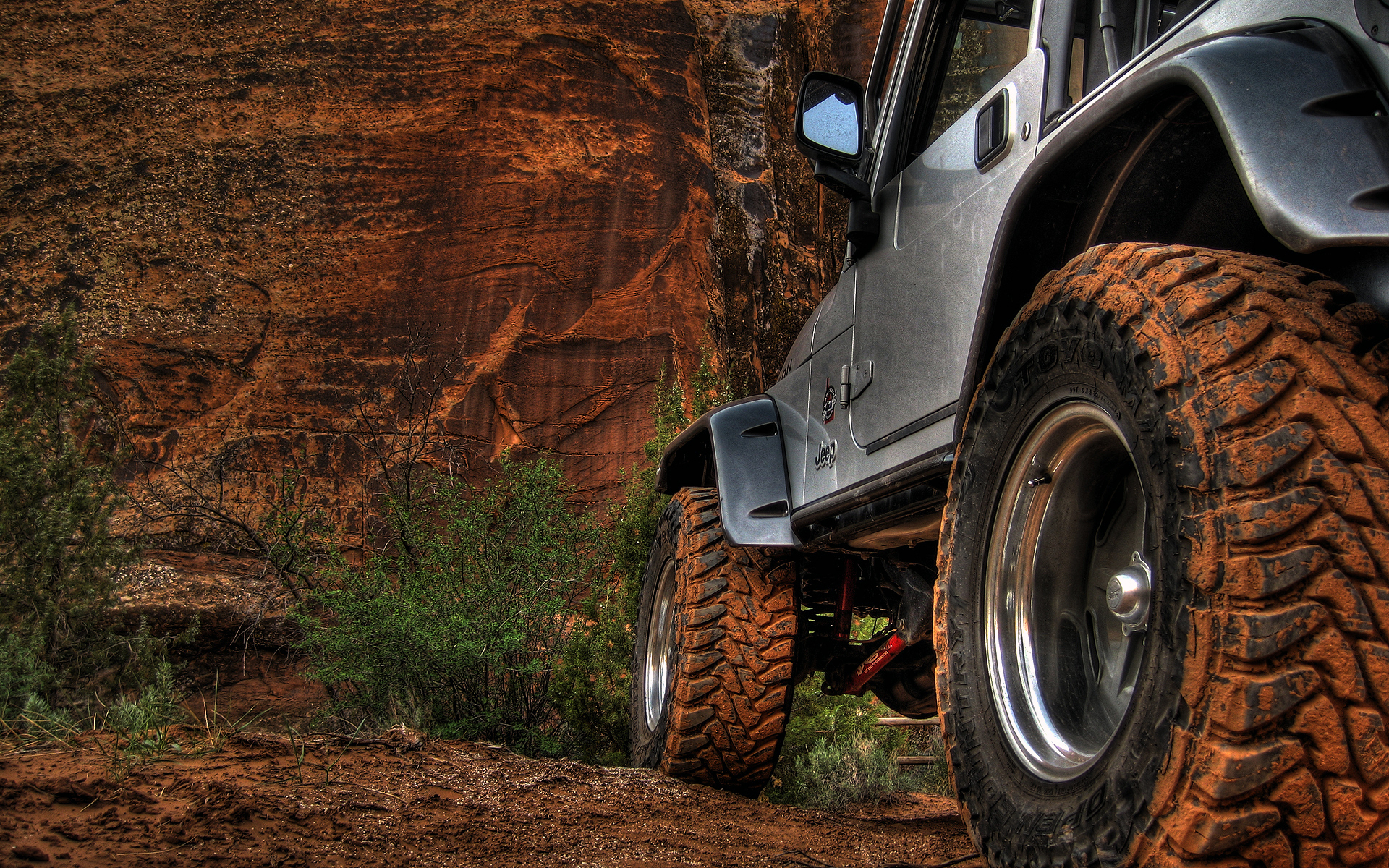 dirt, Jeep, Tires Wallpaper