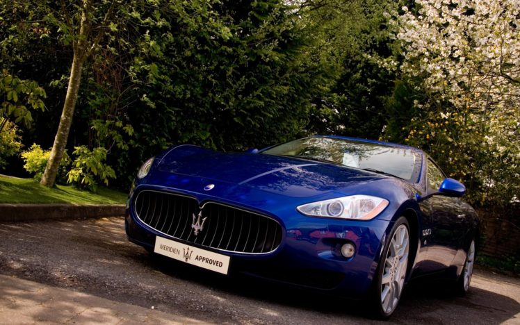 blue, Maserati, Vehicles, Sports, Cars, Maserati, Granturismo, Blue, Cars HD Wallpaper Desktop Background
