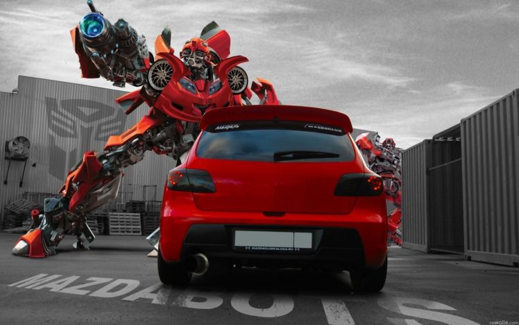 transformers, Cars, Mazda, Bumblebee HD Wallpaper Desktop Background