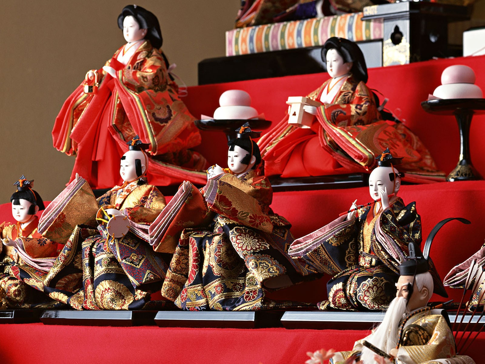 japan, Toys,  children , Japan, Views, Japanese, Traditions, Hinamatsuri Wallpaper