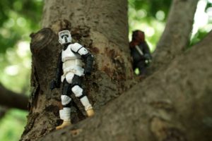 star, Wars, Trees, Stormtroopers, Figurines