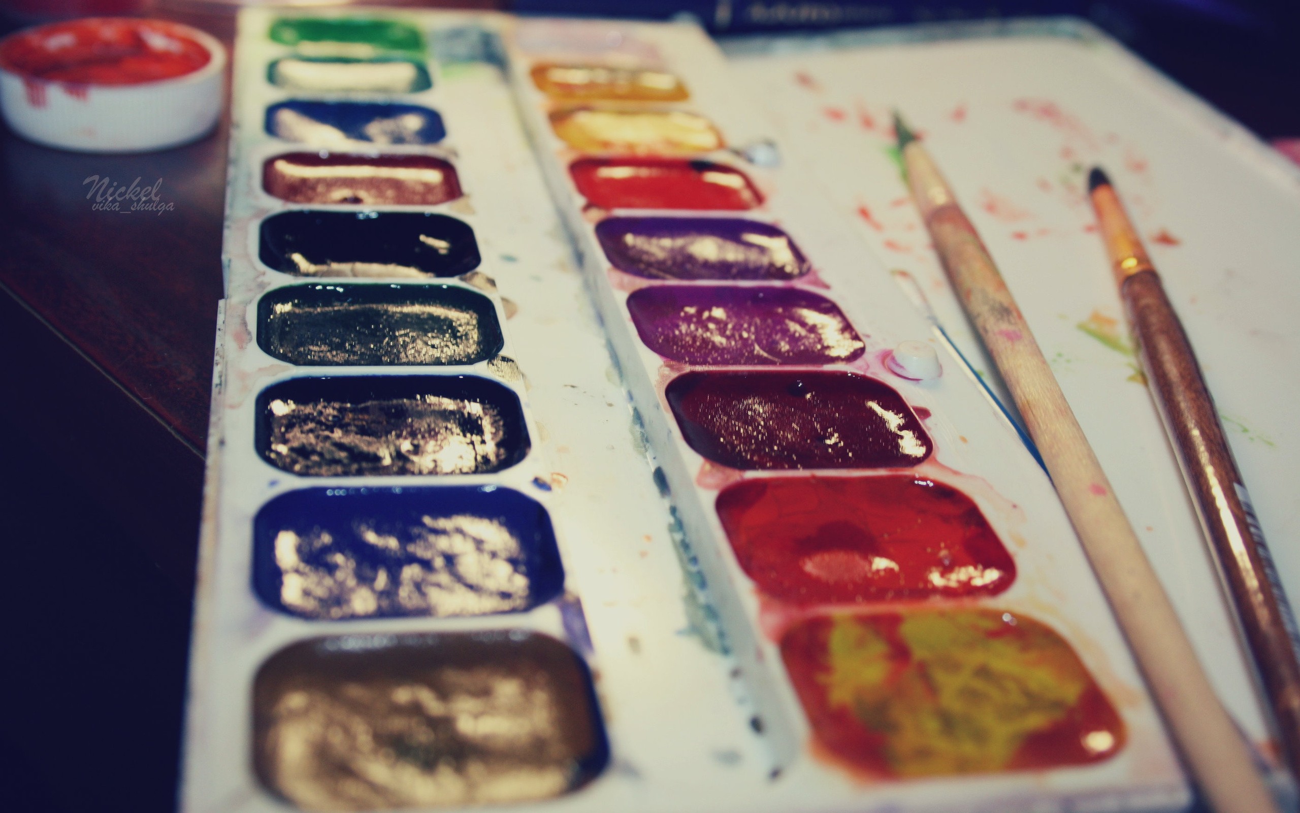 multicolor, Paint, Paint, Brushes Wallpaper