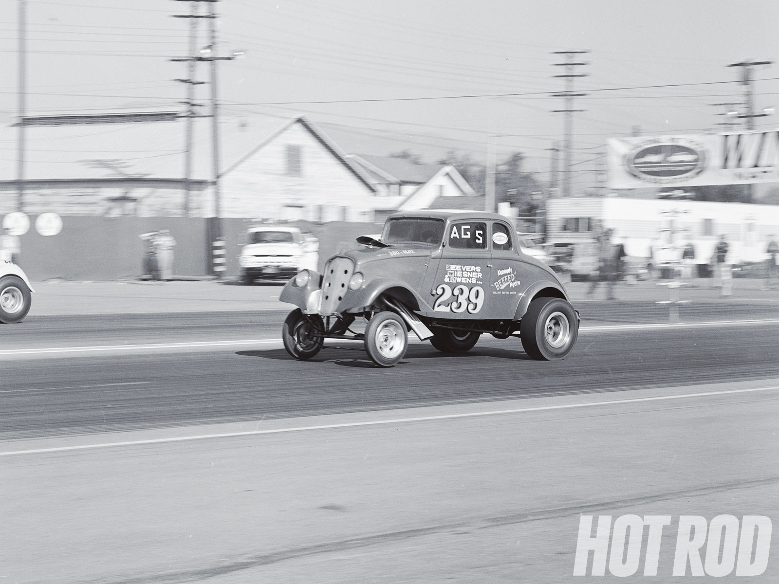ford, Anglia, Retro, Hot, Rod, Rods, Drag, Racing, Race, Gasser Wallpaper