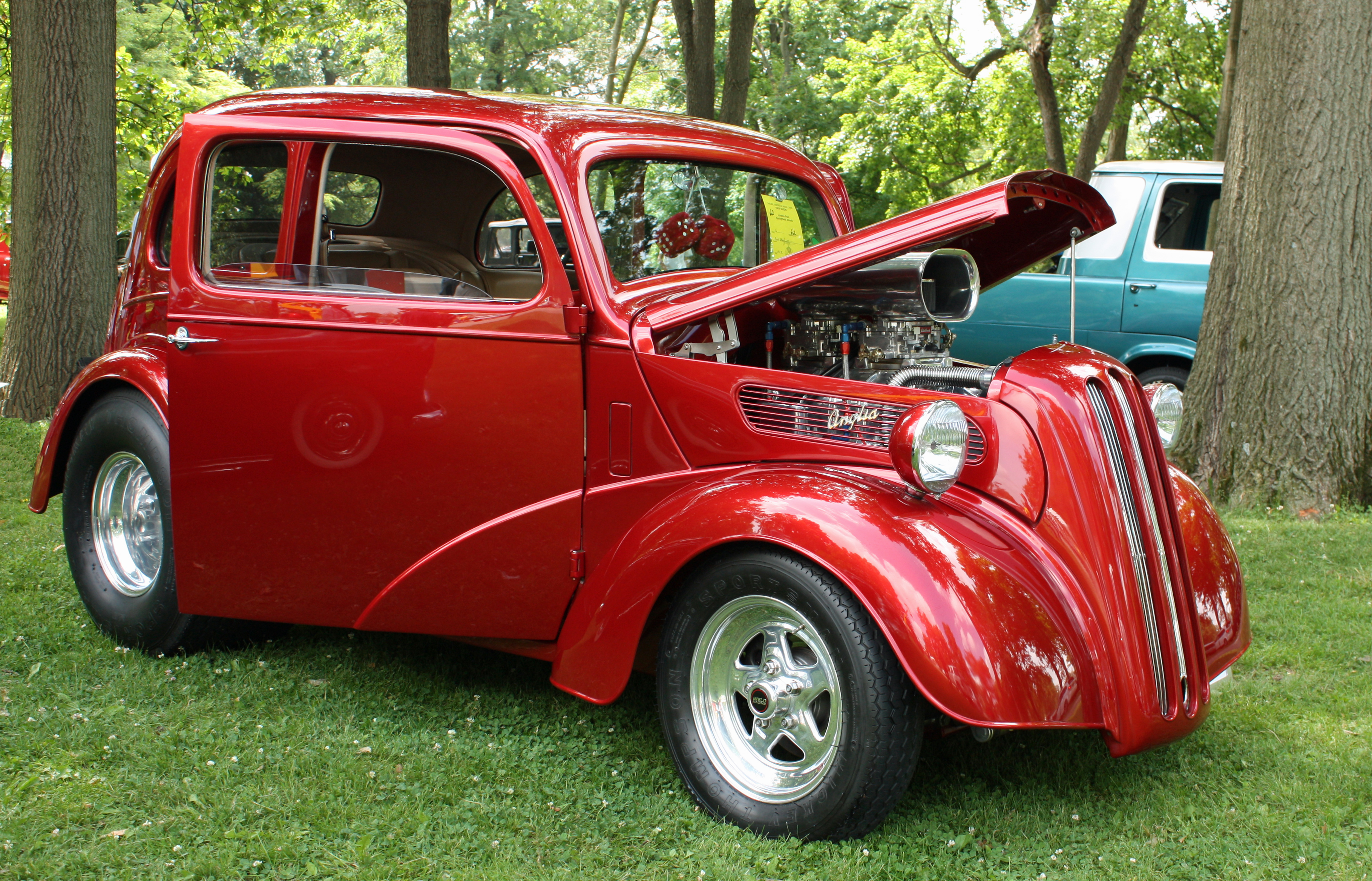 ford, Anglia, Retro, Hot, Rod, Rods, Engine, Blower Wallpaper