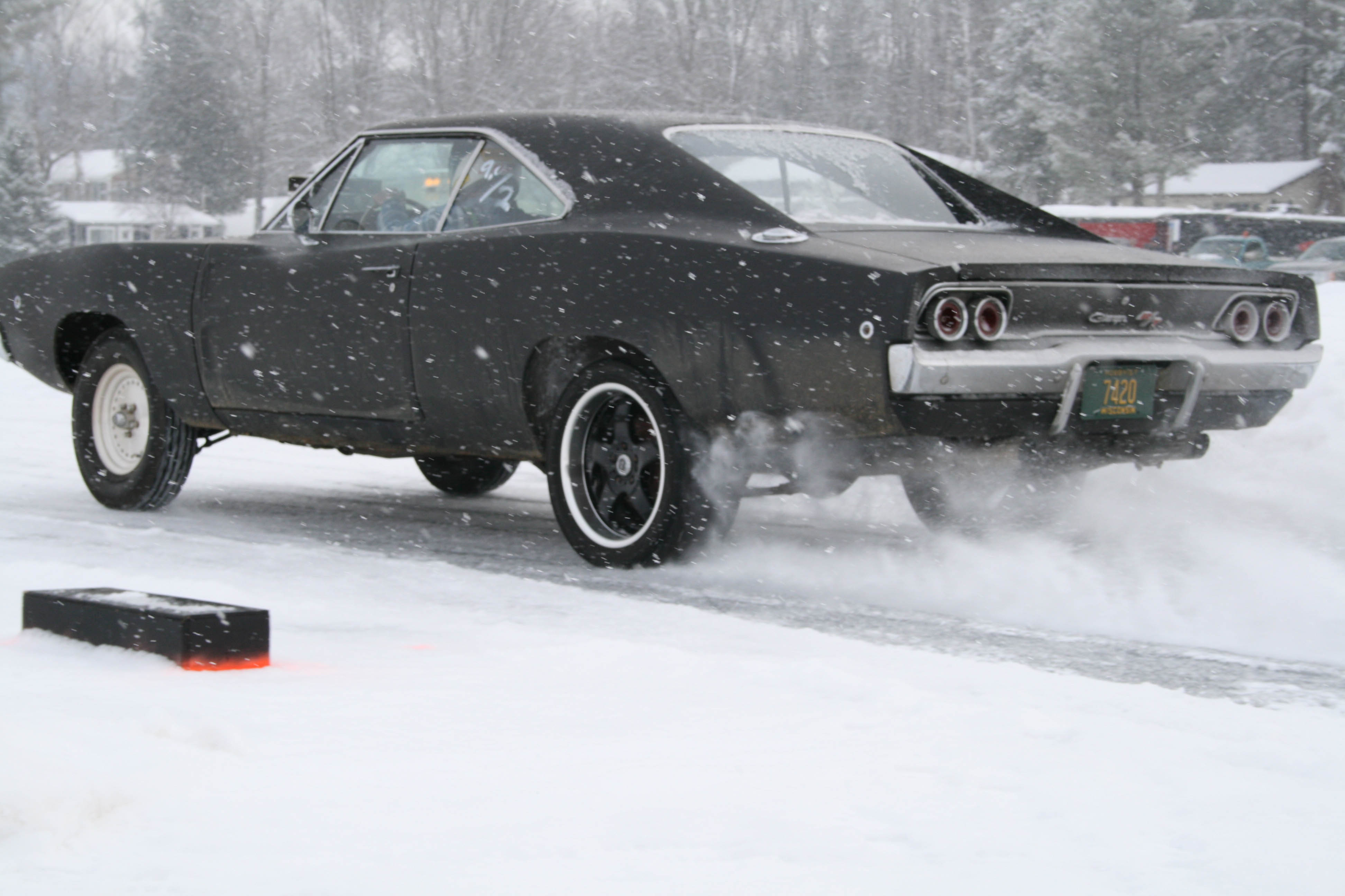 hot, Rod, Rods, Drag, Racing, Race, Dodge, Charger, Winter, Snow Wallpaper