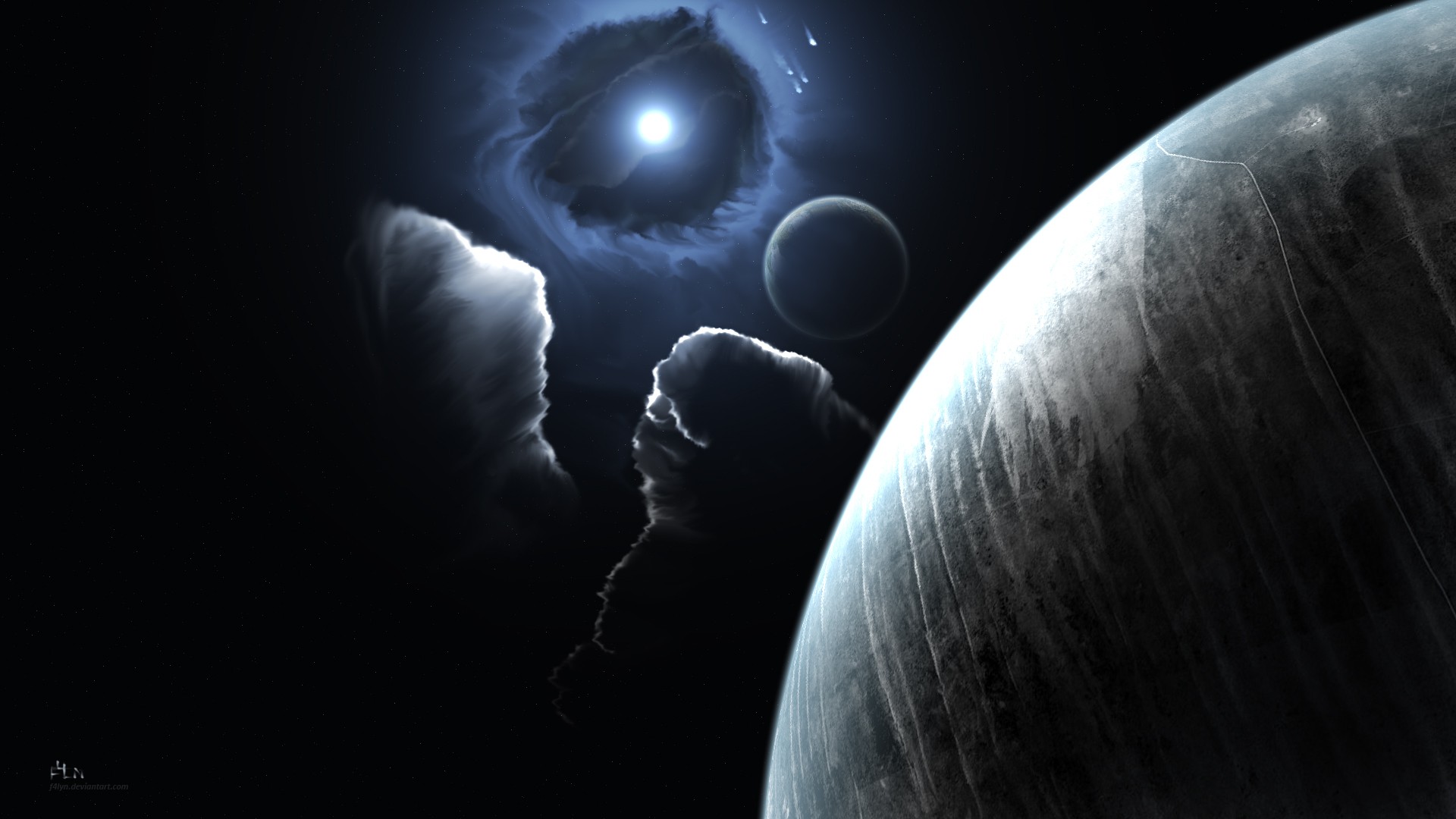 outer, Space, Planets, Science, Fiction Wallpaper