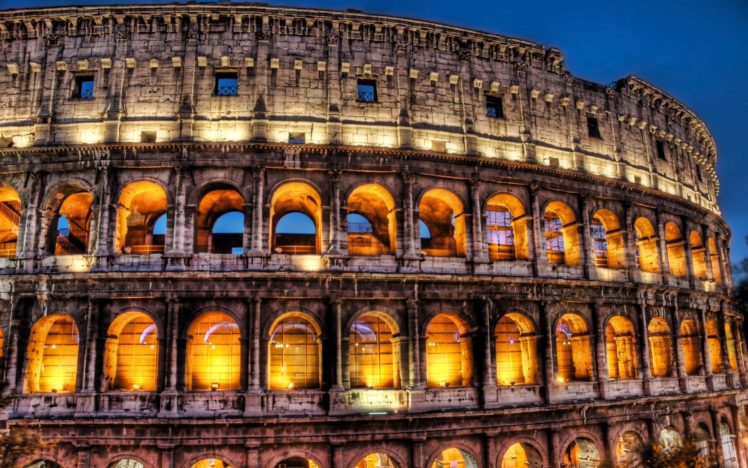 rome, Italy, Coliseum, Hdr, Photography HD Wallpaper Desktop Background