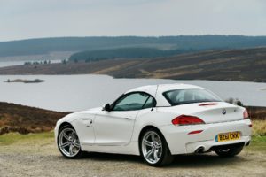 water, Landscapes, White, Cars, Hills, Scenic, Vehicles, Bmw, Z4, Rivers, Skyscapes