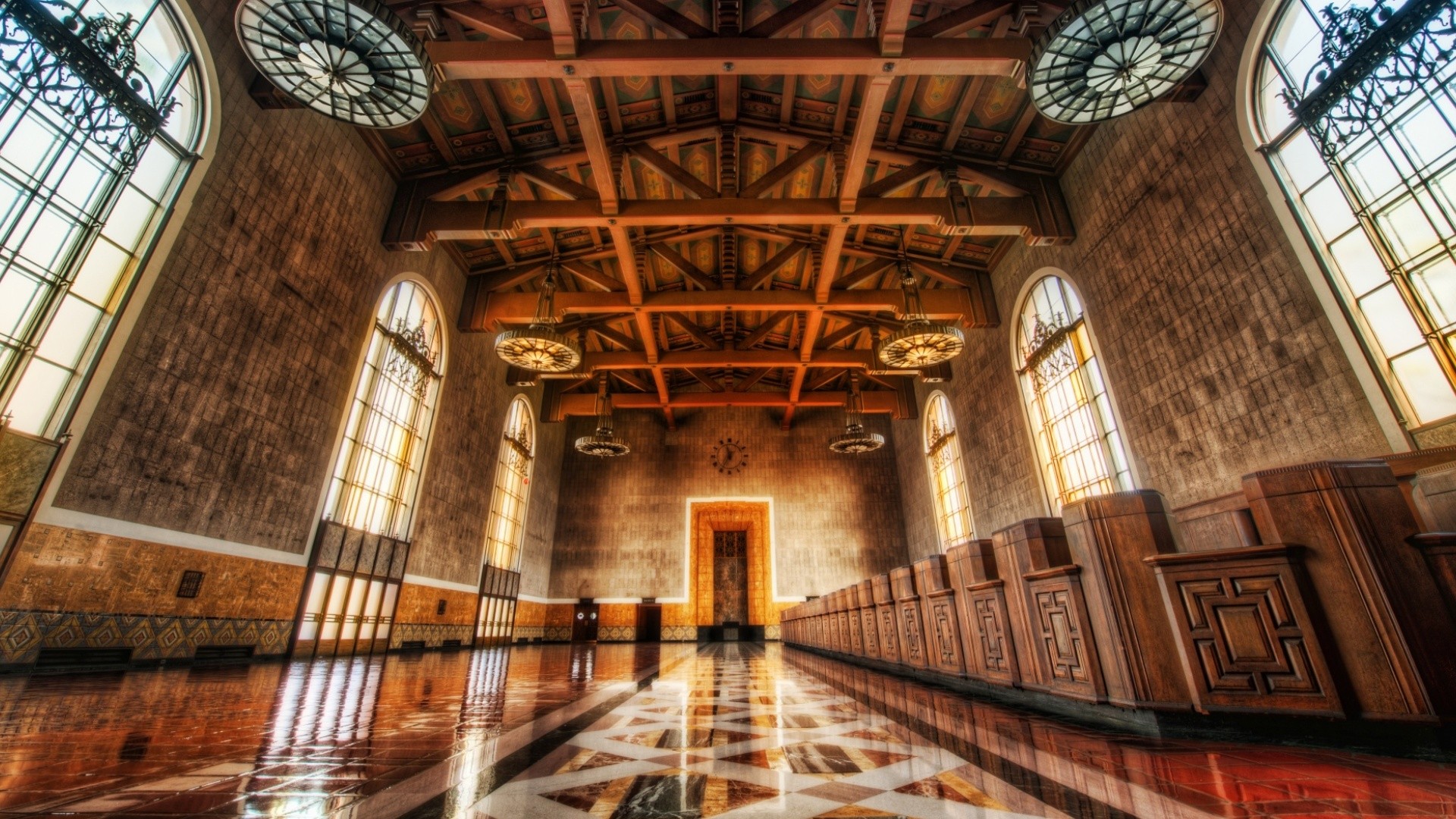 buildings, Union, Station Wallpaper