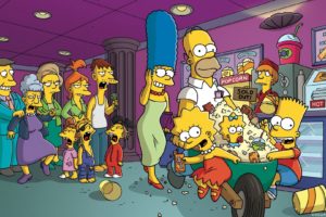 homer, Simpson, The, Simpsons, Bart, Simpson, Lisa, Simpson, Popcorn, Marge, Simpson, Maggie, Simpson, Seymour, Skinner, Edna, Krabappel, Movie, Theater