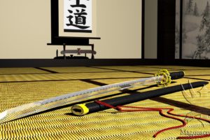 japan, Katana, Weapons, Oriental, 3d, Modeling, Swords, 3d, Art, Culture, Japan