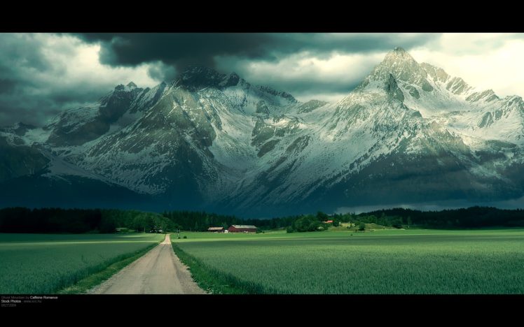 mountains, Landscapes, Ghosts, Roads HD Wallpaper Desktop Background
