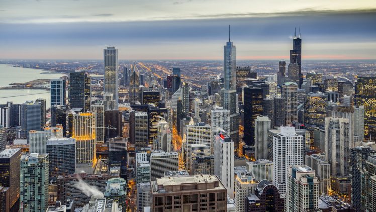 landscapes, Cityscapes, Chicago, Skyscrapers HD Wallpaper Desktop Background