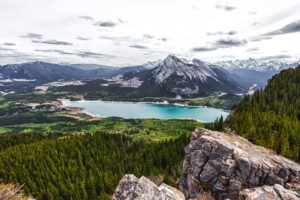 mountains, Clouds, Landscapes, Nature, Canada, Alberta, Lakes, Kananaskis