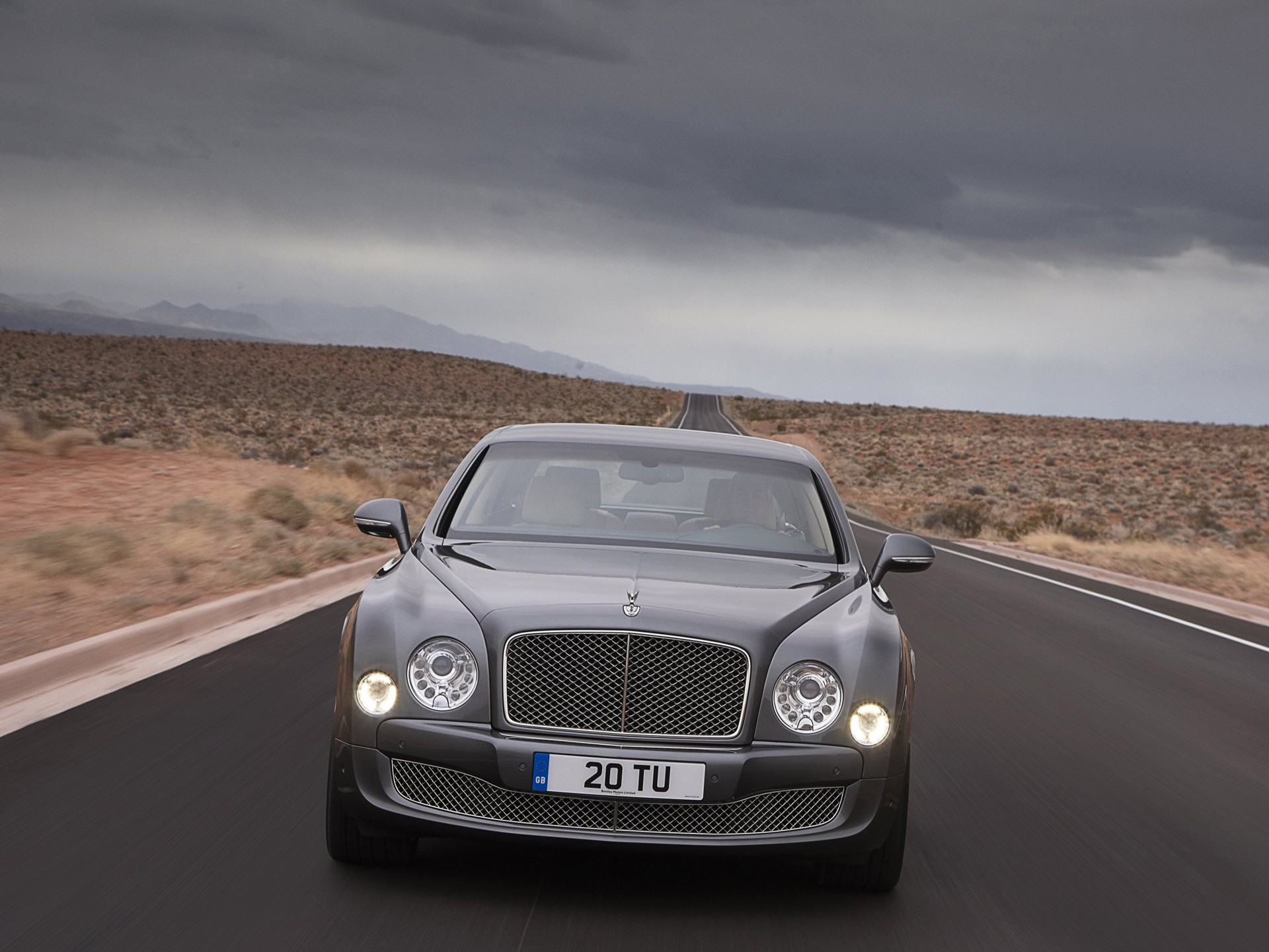 front, Driving, Bentley, Mulsanne Wallpaper