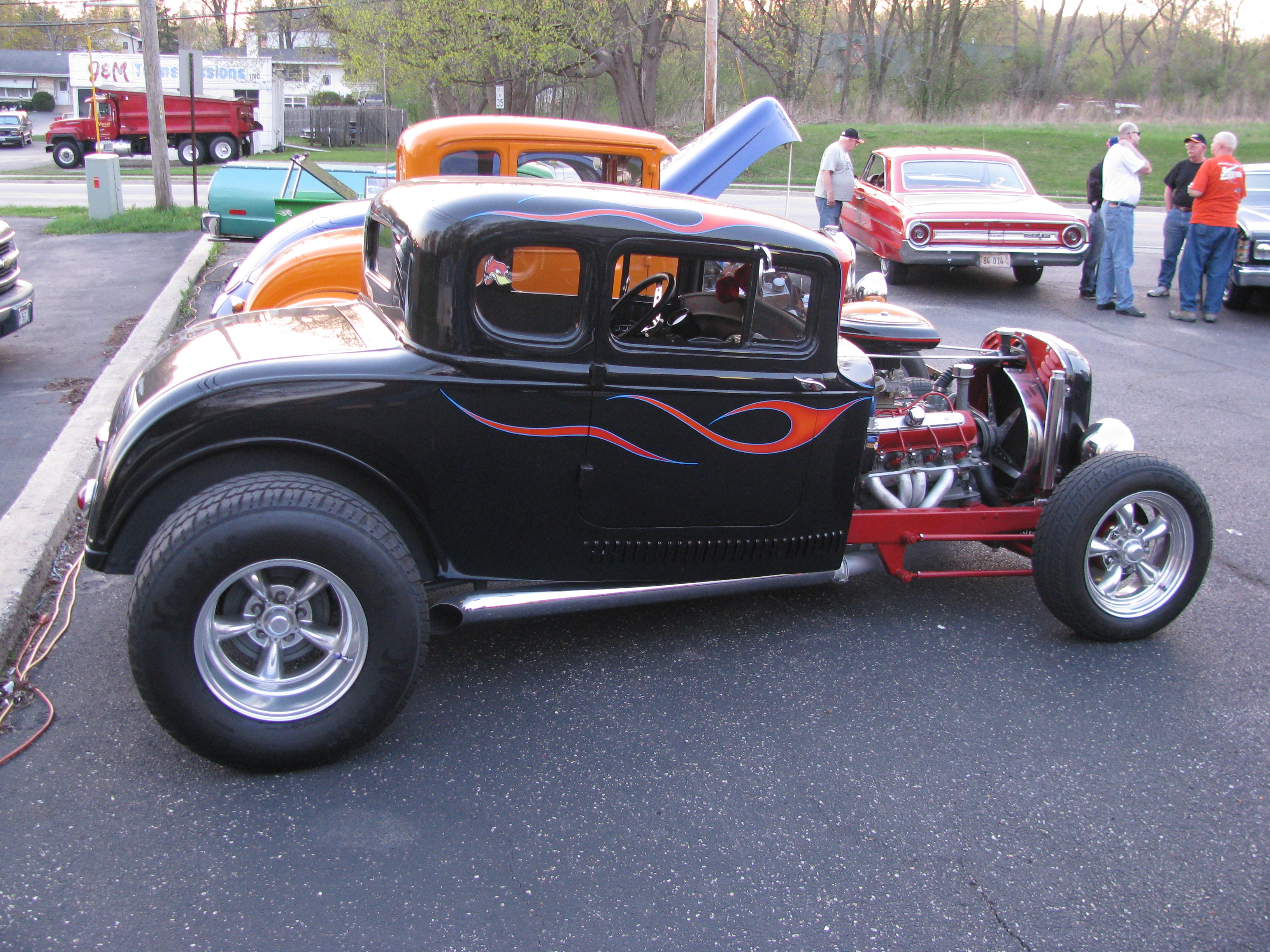 hot, Rod, Rods, Retro, 1931, Ford, Engine Wallpaper