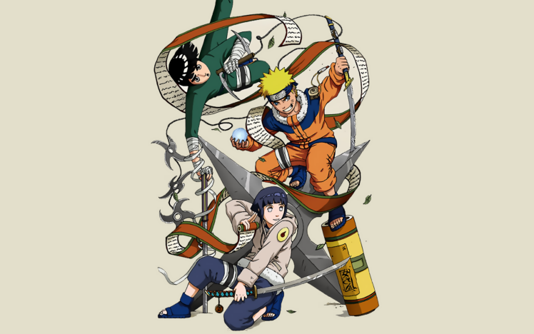 naruto, Shippuden, Hyuuga, Hinata, Rock, Lee, Naruto, Uzumaki, Ninja, Scroll HD Wallpaper Desktop Background