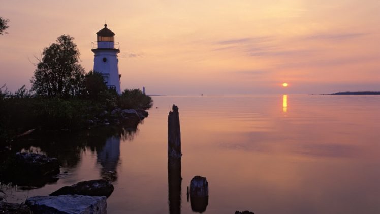 light, Sunrise, Michigan, Range HD Wallpaper Desktop Background