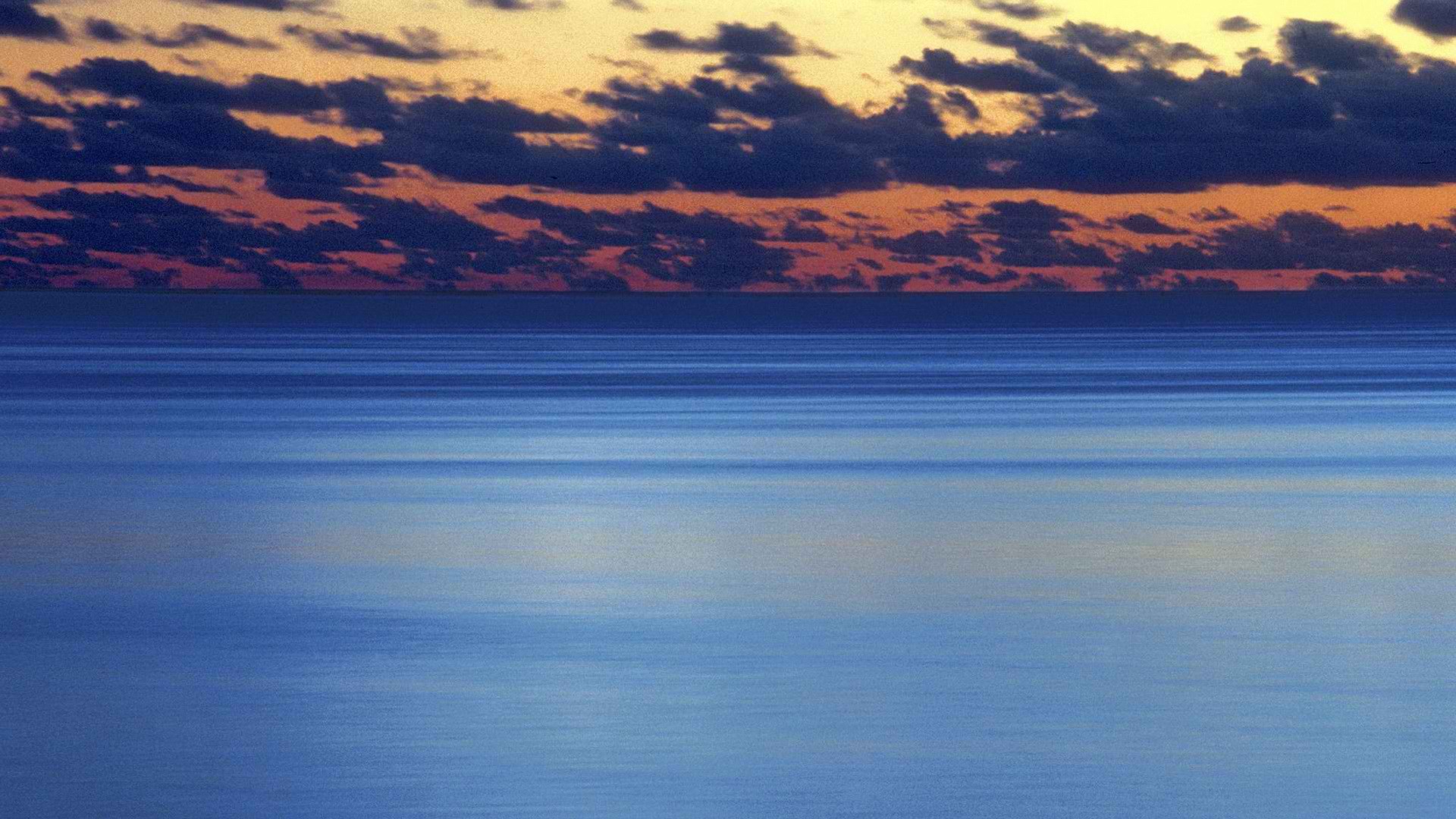 islands, French, Polynesia, Moorea, Dusk, Lagoon, Skyscapes Wallpaper