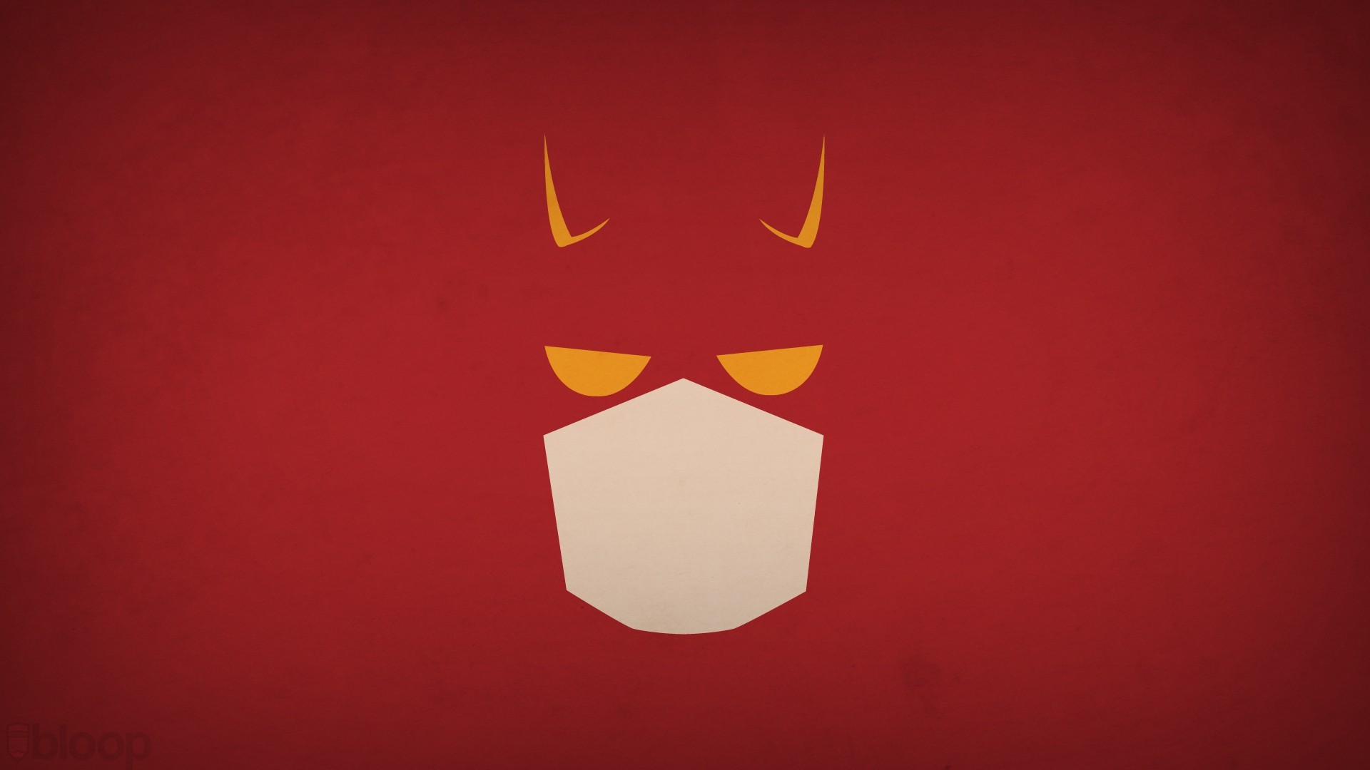 minimalistic, Superheroes, Daredevil, Red, Background, Blo0p Wallpaper
