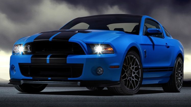 blue, Cars, Vehicles, Ford, Mustang, Ford, Shelby, Ford, Mustang, Shelby, Gt500 HD Wallpaper Desktop Background