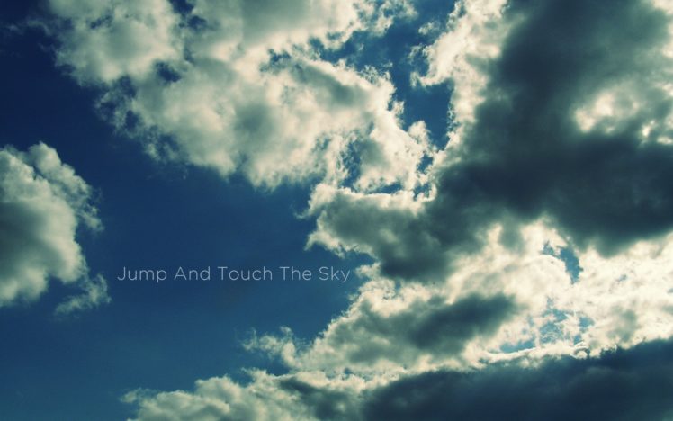 clouds, Jumping, Skyscapes HD Wallpaper Desktop Background
