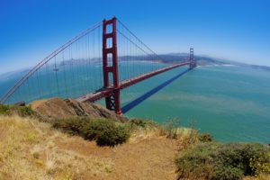 bridges, Golden, Gate, Bridge, San, Francisco, Pacific, Ocean