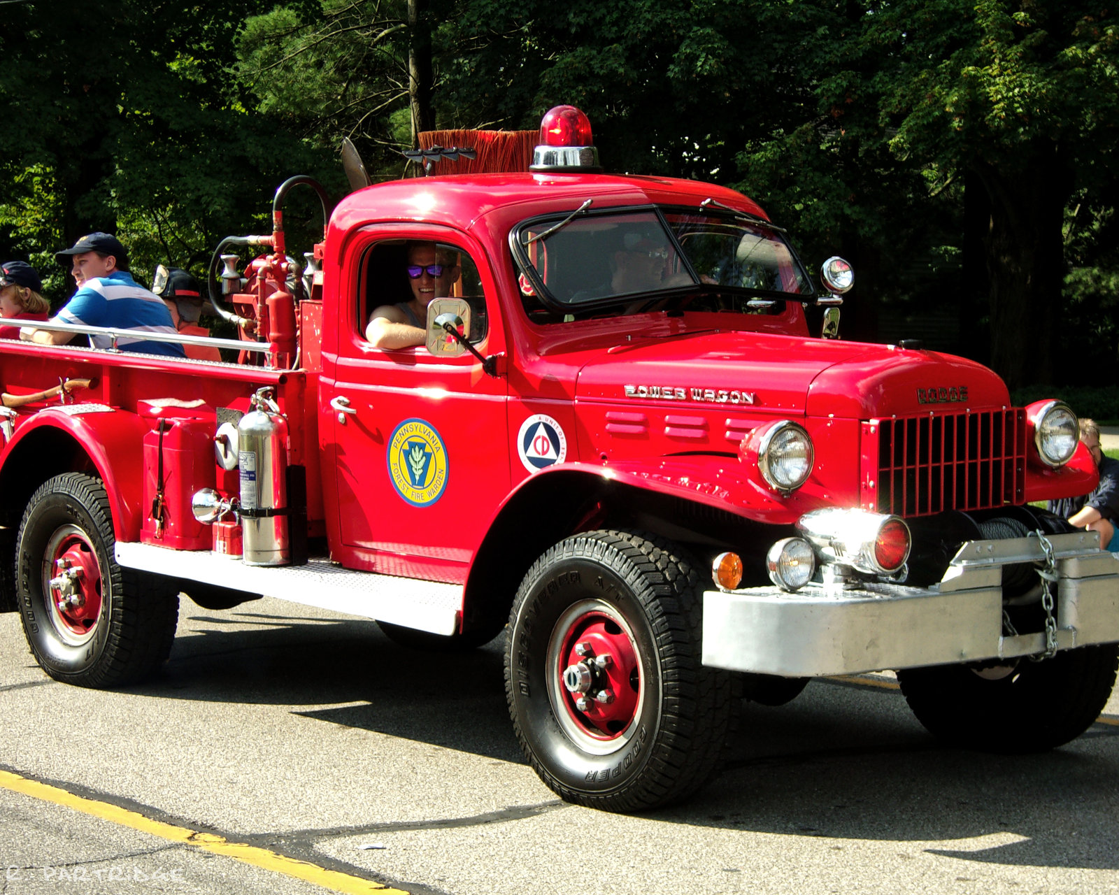 firetruck, Emergency, Retro, Dodge Wallpaper