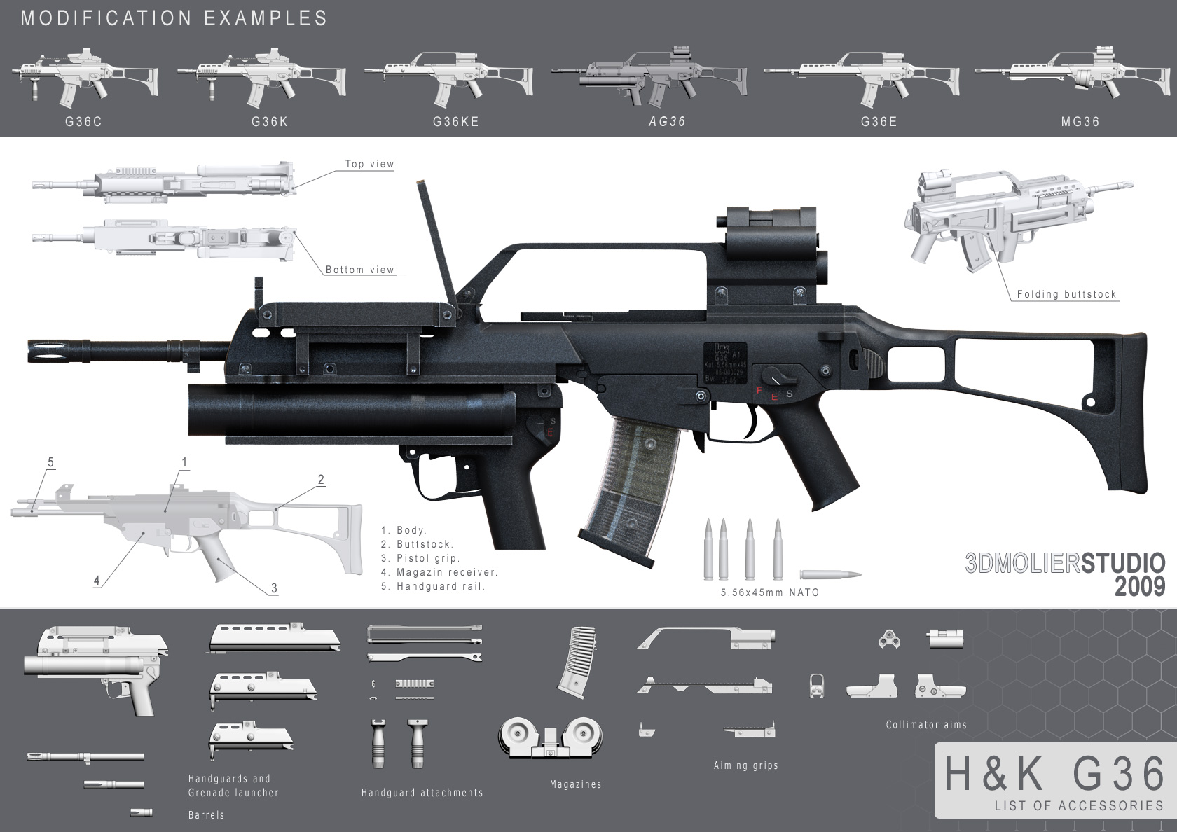 heckler, And, Koch, G36, Weapon, Gun, Military, Rifle, Poster Wallpaper
