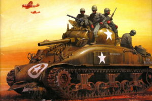 m 4, Sherman, Tank, Weapon, Military, Tanks, Retro, Soldier, Fw