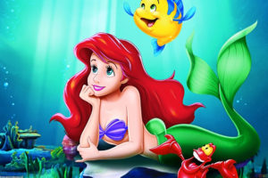 the, Little, Mermaid, Ariel,  mermaid
