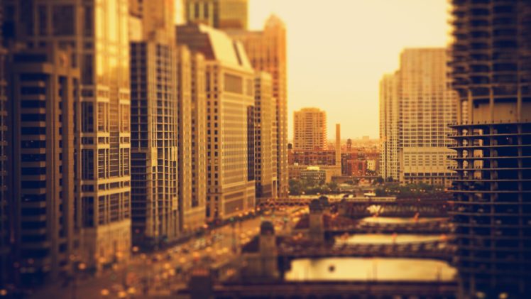 cityscapes, Chicago, Buildings, Depth, Of, Field HD Wallpaper Desktop Background